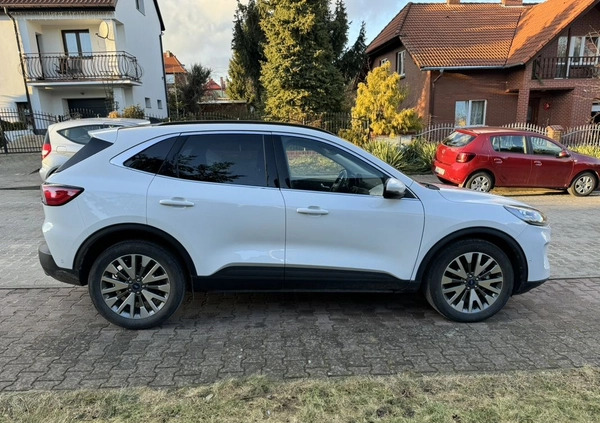 Ford Kuga cena 92900 przebieg: 56878, rok produkcji 2020 z Trzebnica małe 37